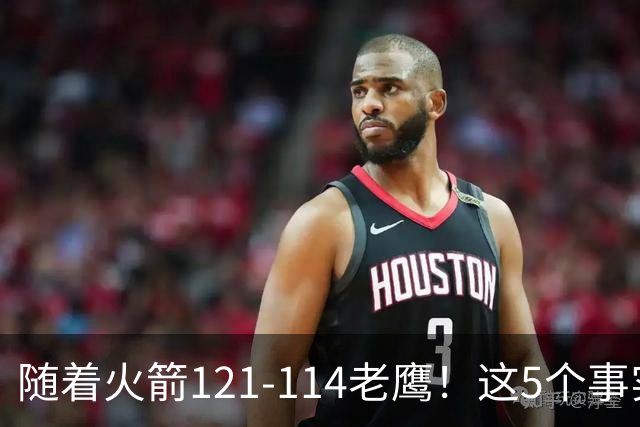 随着火箭121-114老鹰！这5个事实必须得承认，火箭已成西部最大搅局者