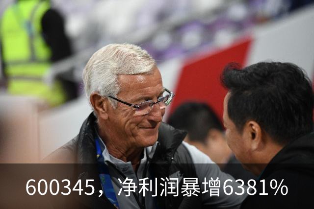 600345，净利润暴增6381%